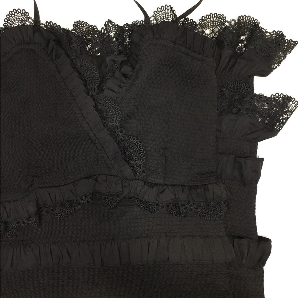 V. Chapman Narcisse Dress in Black - Picture 3 of 4